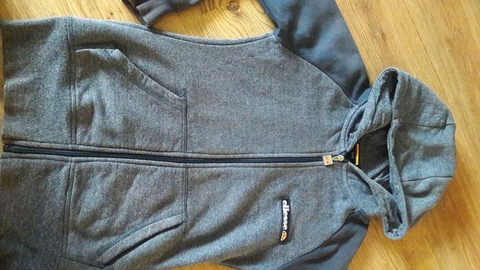 Ellesse navy two tone hoodie size uk6