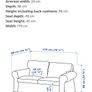 IKEA 2 seater sofa - grey Image 2