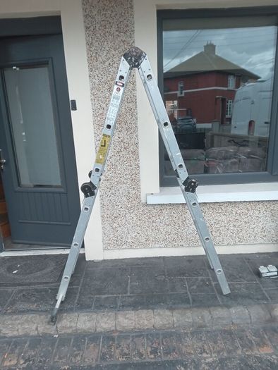 Four piece folding ladder
