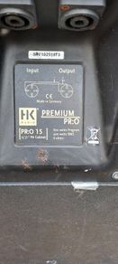 15 inch HK passive speakers.