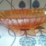 Two Ovel Glass Serving Bowls Image 2
