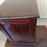 2 Matching Mahogany style Lockers with 3 Drawers in excellent condition Image 2