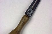 Old wooden handled timber scribe.