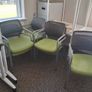 Green office chairs Image 5