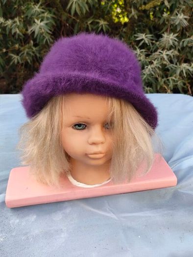 Vintage Italian Angora Fur Hat