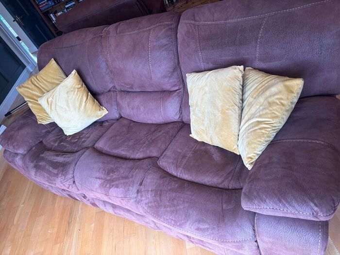 Manual reclining 3 seater sofa,2 seater and 1 seat