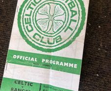 1970 Celtic v Rangers Official Programme Scottish Cup 3rd Round Old Firm Derby