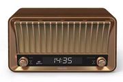 Philips TAVS700 Retro Style FM/DAB Radio with Bluetooth | Wooden Style, open box