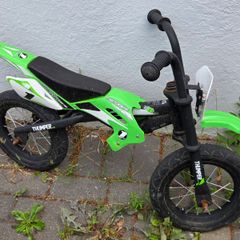 12 Inch Moto X Motocross-Style Balance Bike Green