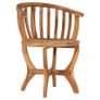 3 Piece Garden Bistro Set Solid Teak Wood Image 5