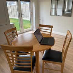 dining table and chairs