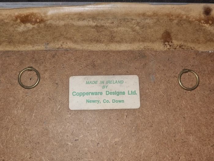 Copper plate picture Galway