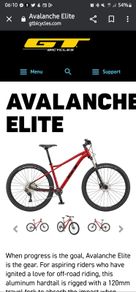 GT Avalanche 29er Elite 2021- Medium Size