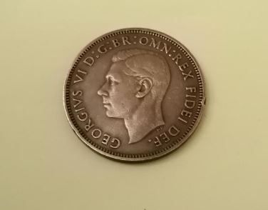 1950 George VI UK Half Penny