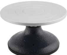 NEW 18cm Pottery Banding Wheel, Heavy Duty Clay Sculpture Swivel Plate, Sculpting Wheel All Metal Construction Sculptor Turntable with Ball Bearings