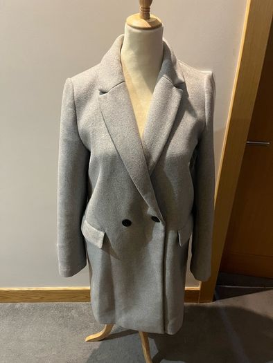 Zara TRF ladies coat Light Grey Size L