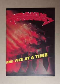 Krokus original vintage tour programme Metal Rock