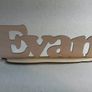 Wooden Words Letters Free Standing Plaque Personalised Names Wedding Home Gift Image 2