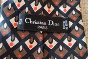 Vintage Christian Dior silk tie circa 1970's in very good condition see last two photos for a small stitch needed FREE STANDARD POSTAGE INCLUDED