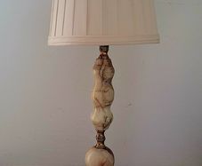 Mcm "Marmo Lusso" Onxy & Brass table lamp