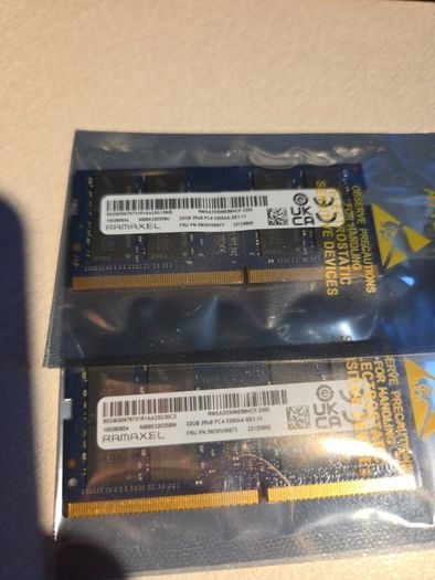 32GB Memory modules x 2