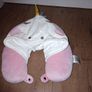 Unicorn travel pillow with hoodie, excellent condition Image 4