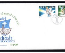 1990 Ireland Irish Missionaries Commemorative Stamps An Post First Day Cover (FDC)