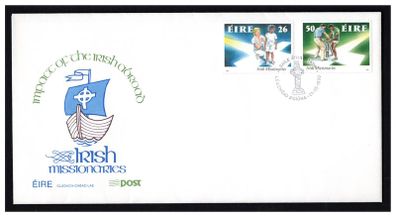 1990 Ireland Irish Missionaries Commemorative Stamps An Post First Day Cover (FDC)