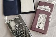 Samsung S22 Ultra phone cover blue with 3 cards slots