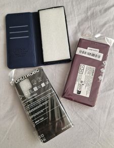 Samsung S22 Ultra phone cover blue with 3 cards slots