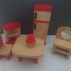 Wooden Dollhouse Furniture