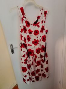 Savida poppy print vintage-style dress