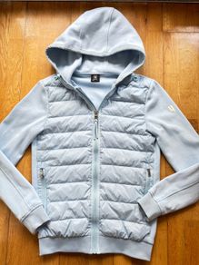 Yelir panel jacket baby blue