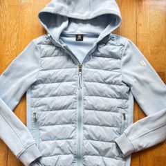 Yelir panel jacket baby blue