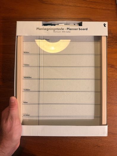 Glass Weekly Planner