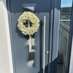 front door frame &  glass panel