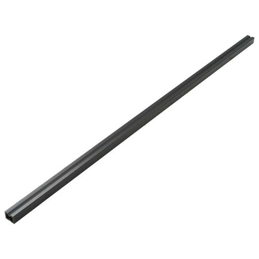 WPC Solid Decking Boards with Accessories 16 m(sqr) 2.2 m Black