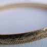 Victorian 9CT Gold B.C.  B. CORE Leaf Engraved Bangle Bracelet, Circa 1878 12,51g Image 5