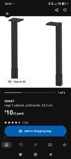 Cabinet legs