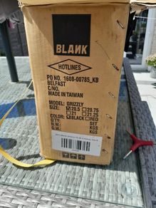 blank grizzly bmx frame