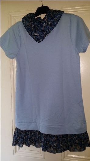Free Blue Tunic hoodie Dunnes size S UK8 EUR36 Collection only
