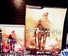 Call Of Duty Modern Warfare 2 PlayStation 3 Game And Book.