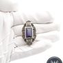 1930s Art Deco Silver Marcasite Cocktail Ring Image 6