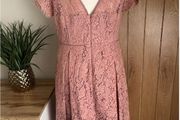 Marks &amp; Spencer Rose Lace Dress Size Uk 22