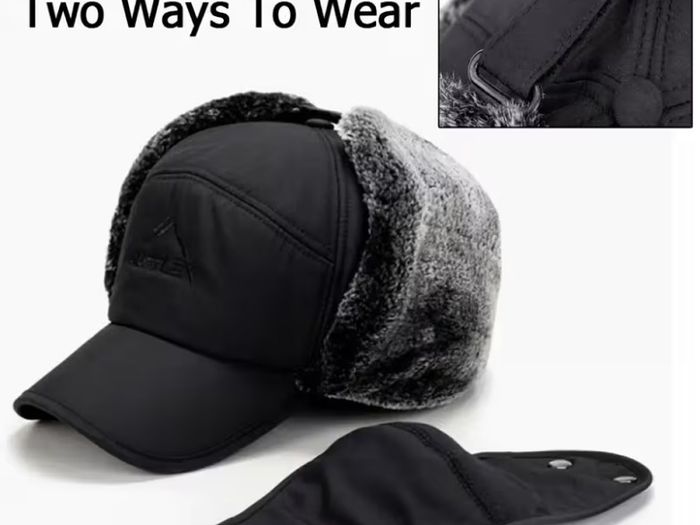 Cosy  Insulated Faux Bomber Hat