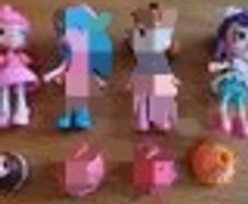 Shopkins dolls and cars