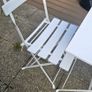 2 seater bistro set, powder coated metal Image 2