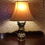 Huge rare very heavy stunning brass lamp Image 3