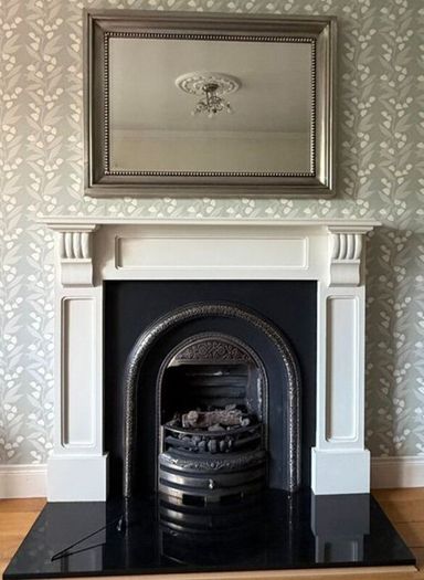 Silver Pewter Mirror
