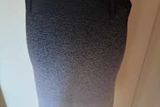 Wolford + Lagerfeld gallery grey stretchy knee length skirt size S UK10 EU38 Postage included